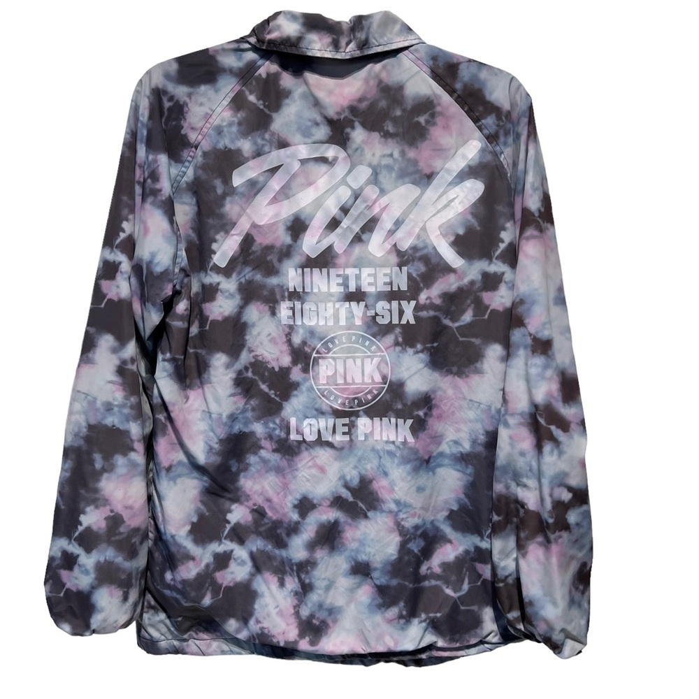 VS PINK Tie Dye Windbreaker Jacket